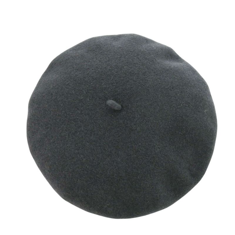 Hermes Beret Wool Grey Silver 1456 Hermes