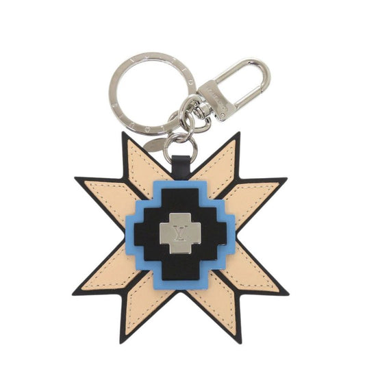 Louis Vuitton Mp1646 Leather Plastic Beige Black Key Holder LV 0075 Louis