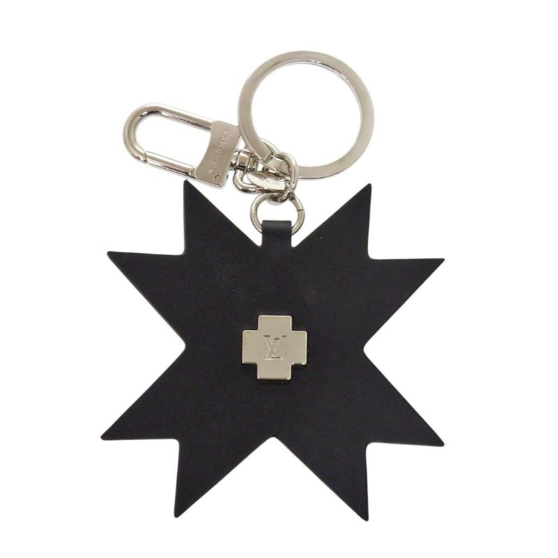 Louis Vuitton Mp1646 Leather Plastic Beige Black Key Holder LV 0075 Louis