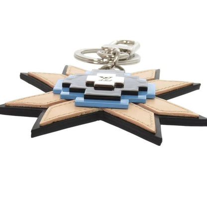 Louis Vuitton Mp1646 Leather Plastic Beige Black Key Holder LV 0075 Louis