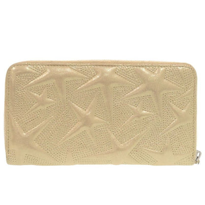 Chanel Star Embossed Leather Gold Long Wallet 0074 Chanel