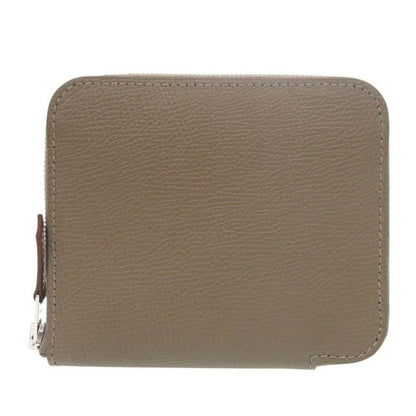 Hermes Azap Silk Quin Compact Vaux Epson Etoupe W Engraved (2024) Coin Case