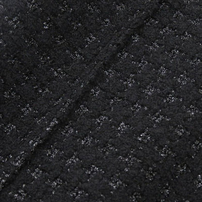 Chanel Tweed P50251w05584 Wool Leather Black Dress Black 0380 Chanel