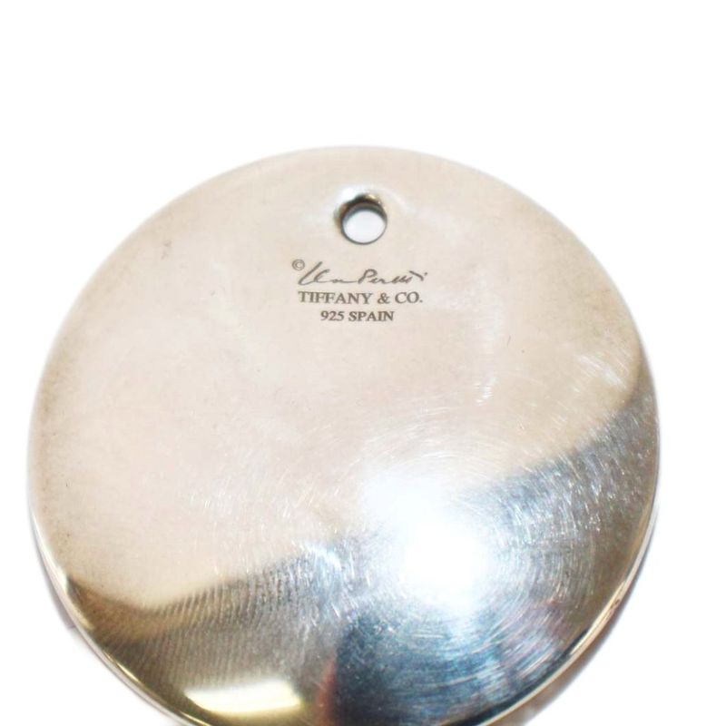 Tiffany & Co Tiffany & CO Elsa Peretti Round Pendant Top Charm Sv925 Silver KH