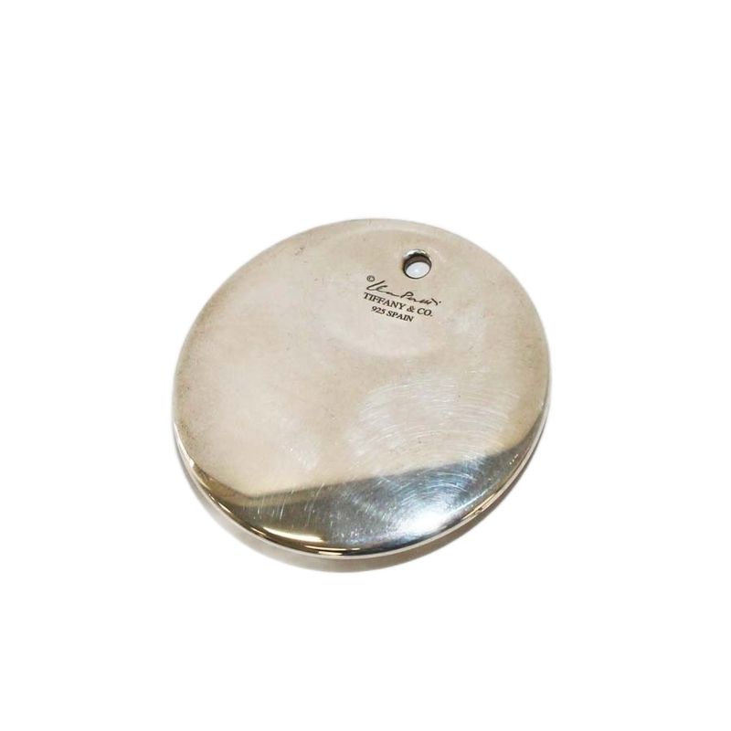 Tiffany & Co Tiffany & CO Elsa Peretti Round Pendant Top Charm Sv925 Silver KH