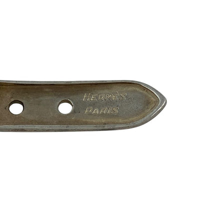 Hermes Book Serie Bracelet Belt Motif Bracelet Silver 925 Silver Ladies