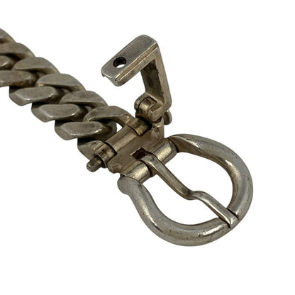 Hermes Book Serie Bracelet Belt Motif Bracelet Silver 925 Silver Ladies