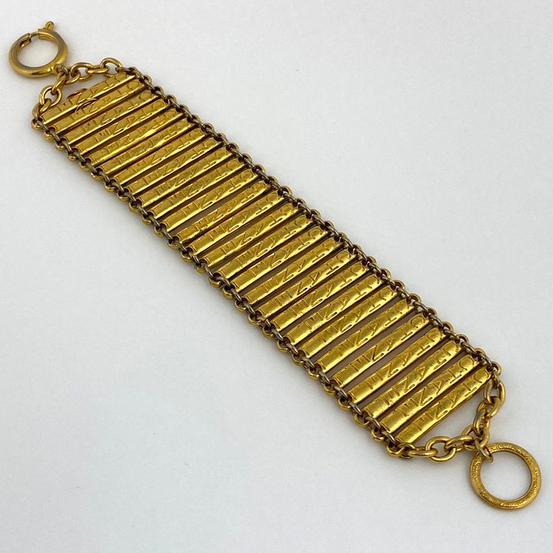 Chanel Logo Bracelet GP Gold Ladies