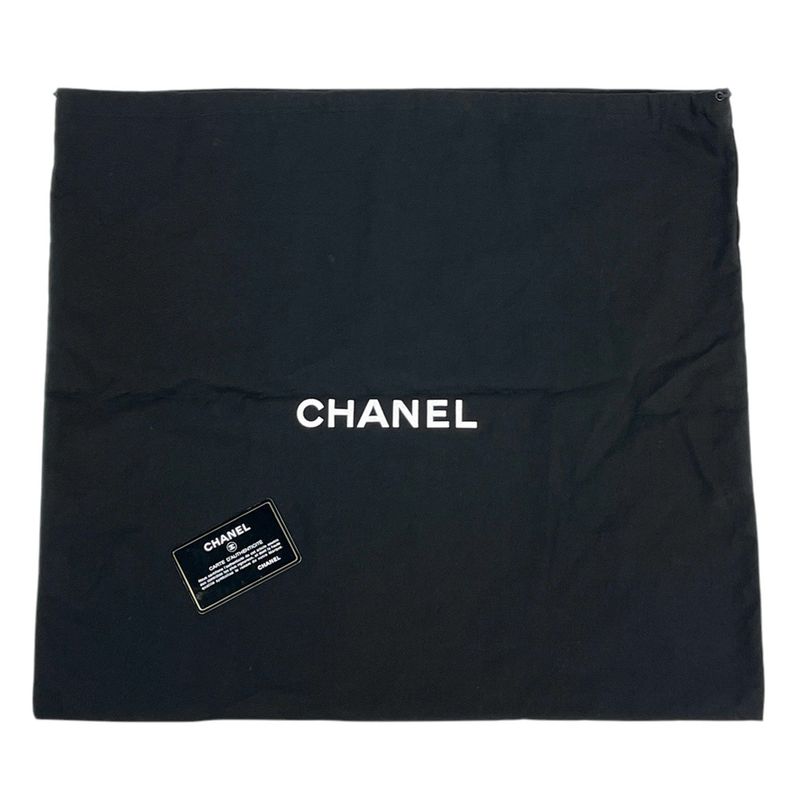 Chanel Coco Mark Chain Tote Shoulder Bag Tote Leather Beige Women