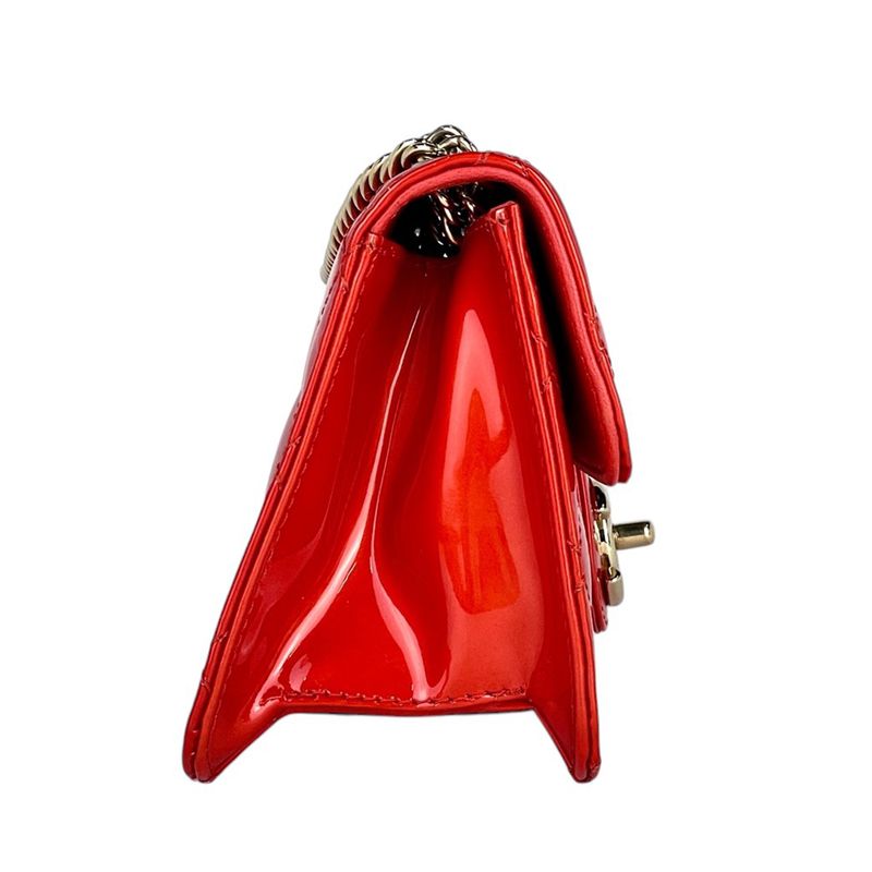 Chanel Coco Mark Chain Shoulder Bag Matelasse Enamel Shoulder Bag Patent