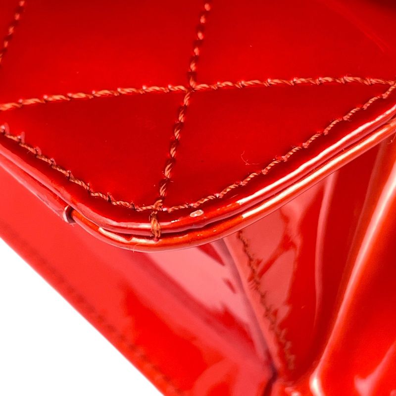 Chanel Coco Mark Chain Shoulder Bag Matelasse Enamel Shoulder Bag Patent