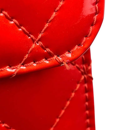 Chanel Coco Mark Chain Shoulder Bag Matelasse Enamel Shoulder Bag Patent