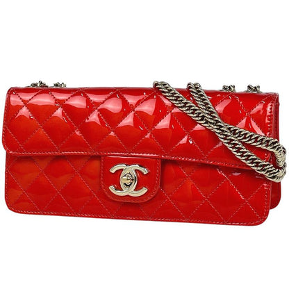 Chanel Coco Mark Chain Shoulder Bag Matelasse Enamel Shoulder Bag Patent