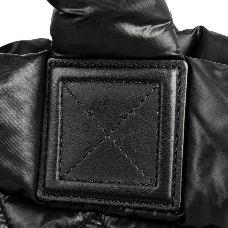 Chanel Coco Cocoon Small Tote Bag Coco Mark Handbag Tote Bag Nylon Black A48610