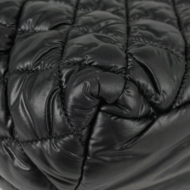 Chanel Coco Cocoon Small Tote Bag Coco Mark Handbag Tote Bag Nylon Black A48610