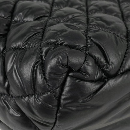 Chanel Coco Cocoon Small Tote Bag Coco Mark Handbag Tote Bag Nylon Black A48610