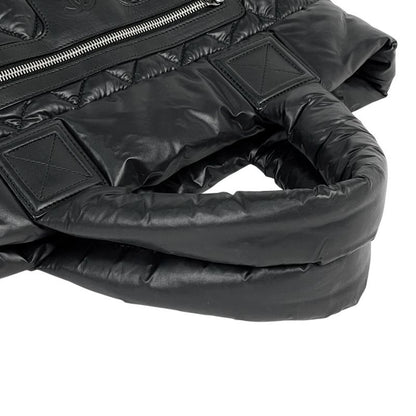 Chanel Coco Cocoon Small Tote Bag Coco Mark Handbag Tote Bag Nylon Black A48610