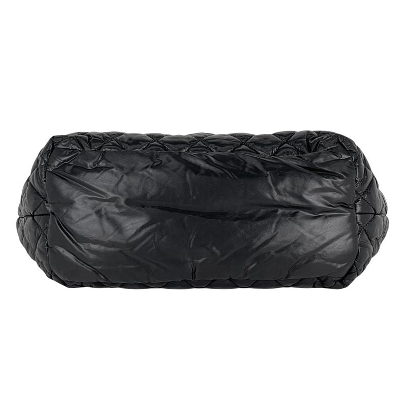 Chanel Coco Cocoon Small Tote Bag Coco Mark Handbag Tote Bag Nylon Black A48610