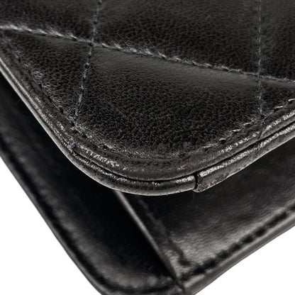 Chanel Matelasse Single Flap Chain Shoulder Bag Coco Mark Push Lock Shoulder