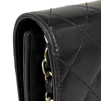 Chanel Matelasse Single Flap Chain Shoulder Bag Coco Mark Push Lock Shoulder