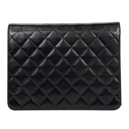 Chanel Matelasse Single Flap Chain Shoulder Bag Coco Mark Push Lock Shoulder