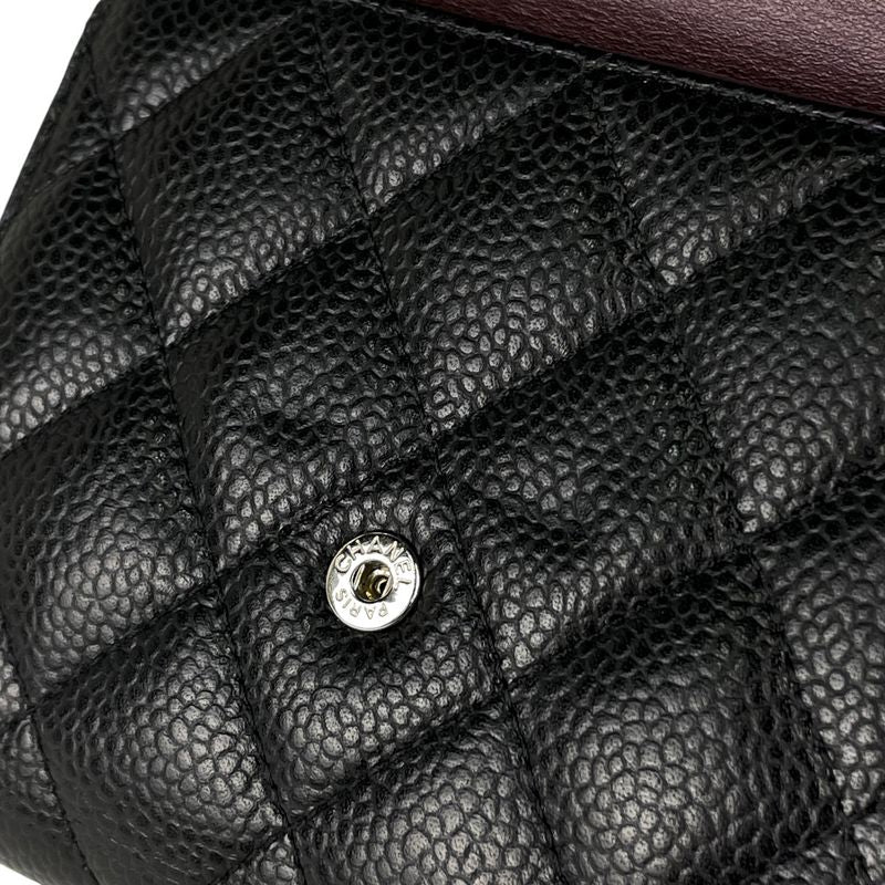 Chanel Coco Mark Trifold Wallet Matelasse Classic Small Flap Wallet Trifold