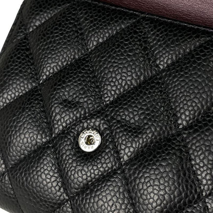 Chanel Coco Mark Trifold Wallet Matelasse Classic Small Flap Wallet Trifold