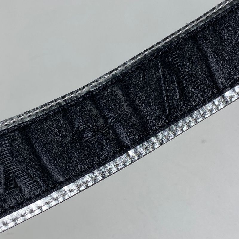 Louis Vuitton Santure LV Circle Reversible Belt Monogram Eclipse Noir Black