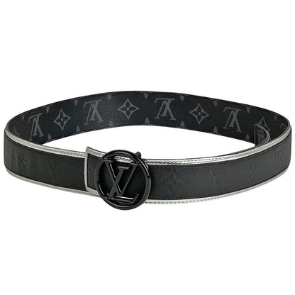 Louis Vuitton Santure LV Circle Reversible Belt Monogram Eclipse Noir Black