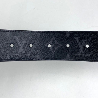 Louis Vuitton Santure LV Circle Reversible Belt Monogram Eclipse Noir Black