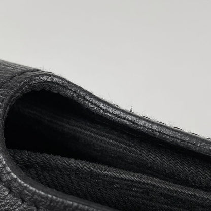 Hermes Valparaiso PM Handbag Tote Handbag Twirl Chevron Black Women