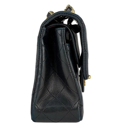 Chanel Matelasse W Flap Chain Shoulder Bag Coco Mark Shoulder Bag Leather