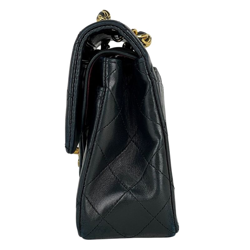 Chanel Matelasse W Flap Chain Shoulder Bag Coco Mark Shoulder Bag Leather