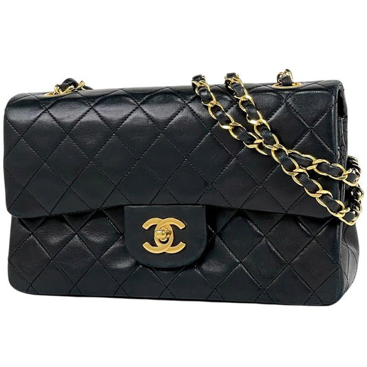 Chanel Matelasse W Flap Chain Shoulder Bag Coco Mark Shoulder Bag Leather