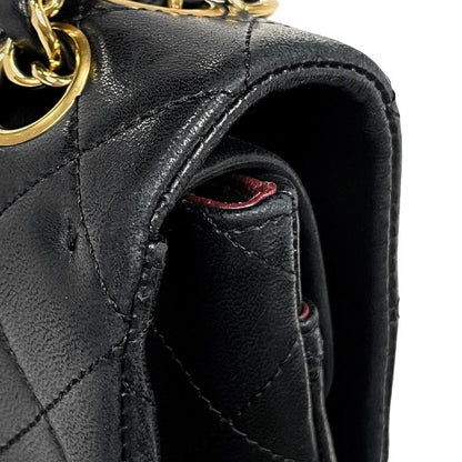 Chanel Matelasse W Flap Chain Shoulder Bag Coco Mark Shoulder Bag Leather