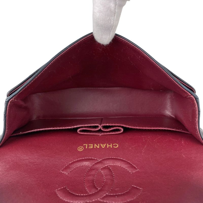 Chanel Matelasse W Flap Chain Shoulder Bag Coco Mark Shoulder Bag Leather