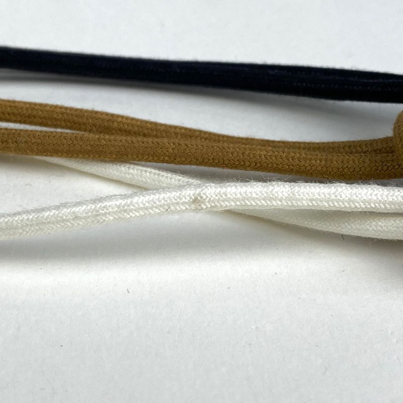 Hermes H Logo Sash Belt Cord H Motif Belt Metal Silver Brown Black Women