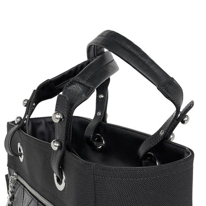 Chanel Paris Biarritz Tote GM Coco Mark Tote Bag Coated Canvas Black A34210