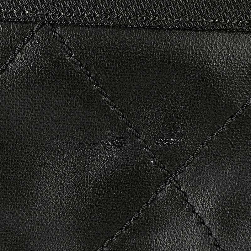 Chanel Paris Biarritz Tote GM Coco Mark Tote Bag Coated Canvas Black A34210