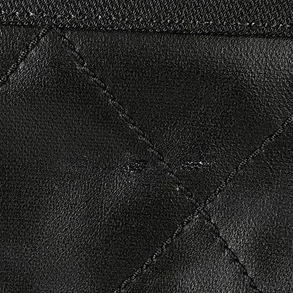 Chanel Paris Biarritz Tote GM Coco Mark Tote Bag Coated Canvas Black A34210