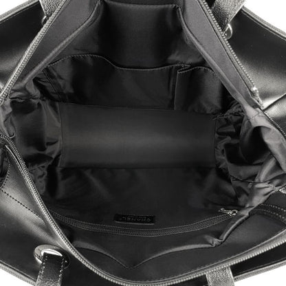 Chanel Paris Biarritz Tote GM Coco Mark Tote Bag Coated Canvas Black A34210