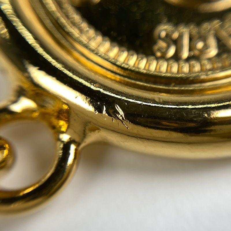 Chanel Coco Mark Chain Belt 3 Rings Coin Belt GP Gold Ladies