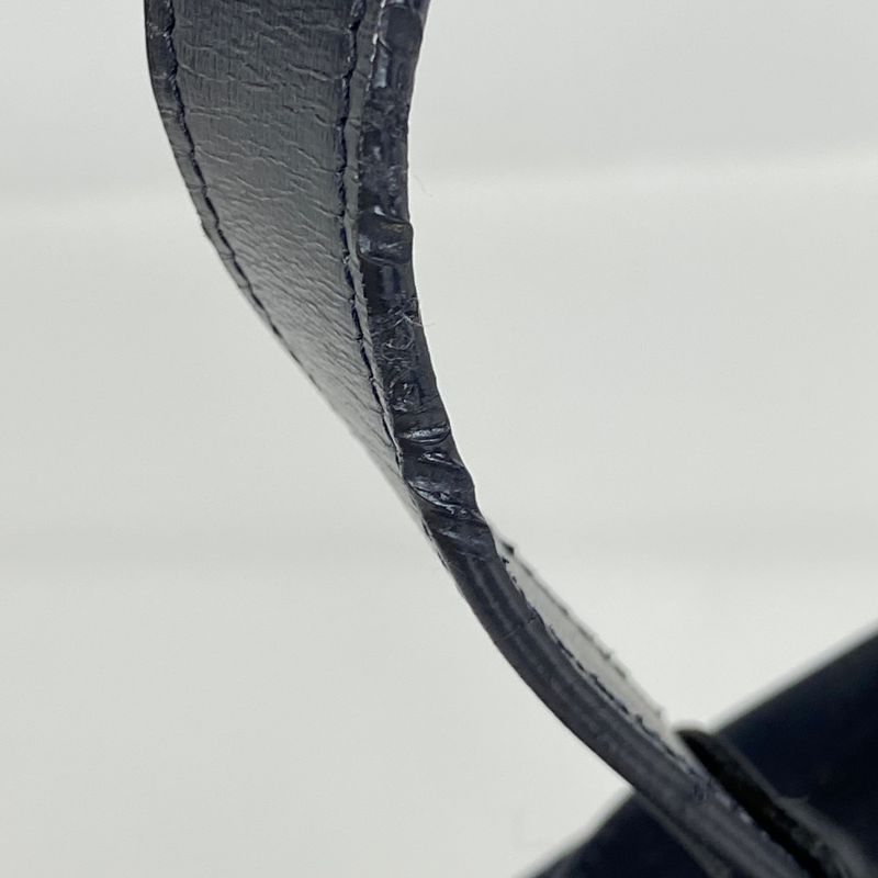 Cartier Sapphire Line Shoulder Bag Leather Navy Women