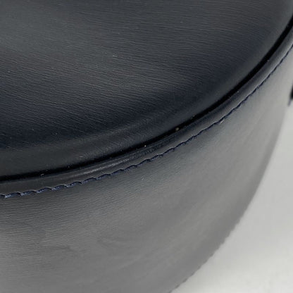 Cartier Sapphire Line Shoulder Bag Leather Navy Women