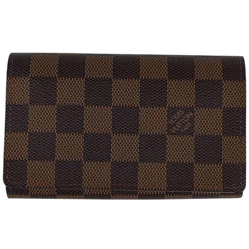 Louis Vuitton Portefeuille Tresor Bifold Wallet Damier Brown N61736 Women