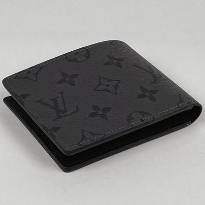Louis Vuitton Portefeuille Scuff Neder Billfold Card Holder Monogram Reverse