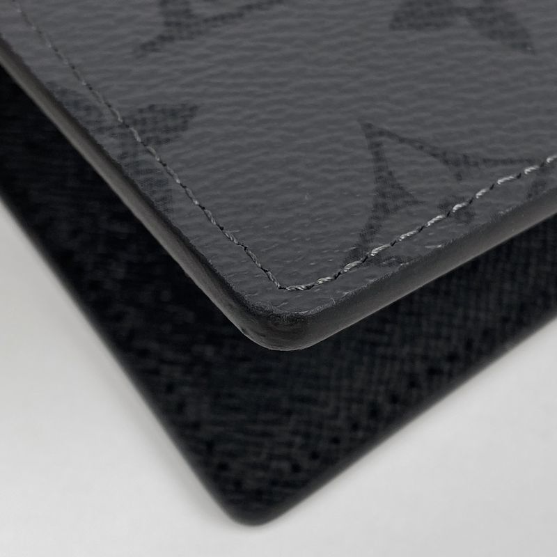 Louis Vuitton Portefeuille Scuff Neder Billfold Card Holder Monogram Reverse