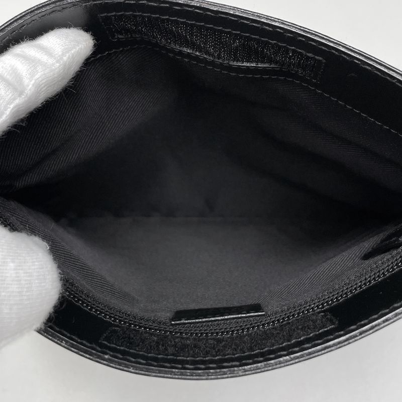 Gucci GG Pattern Shoulder Bag Crossbody Pochette Shoulder Bag GG Canvas Black