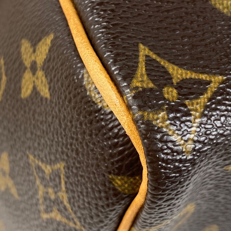 Louis Vuitton Speedy 25 Boston Bag Commuter Handbag Monogram Brown M41528 Women