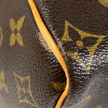 Louis Vuitton Speedy 25 Boston Bag Commuter Handbag Monogram Brown M41528 Women